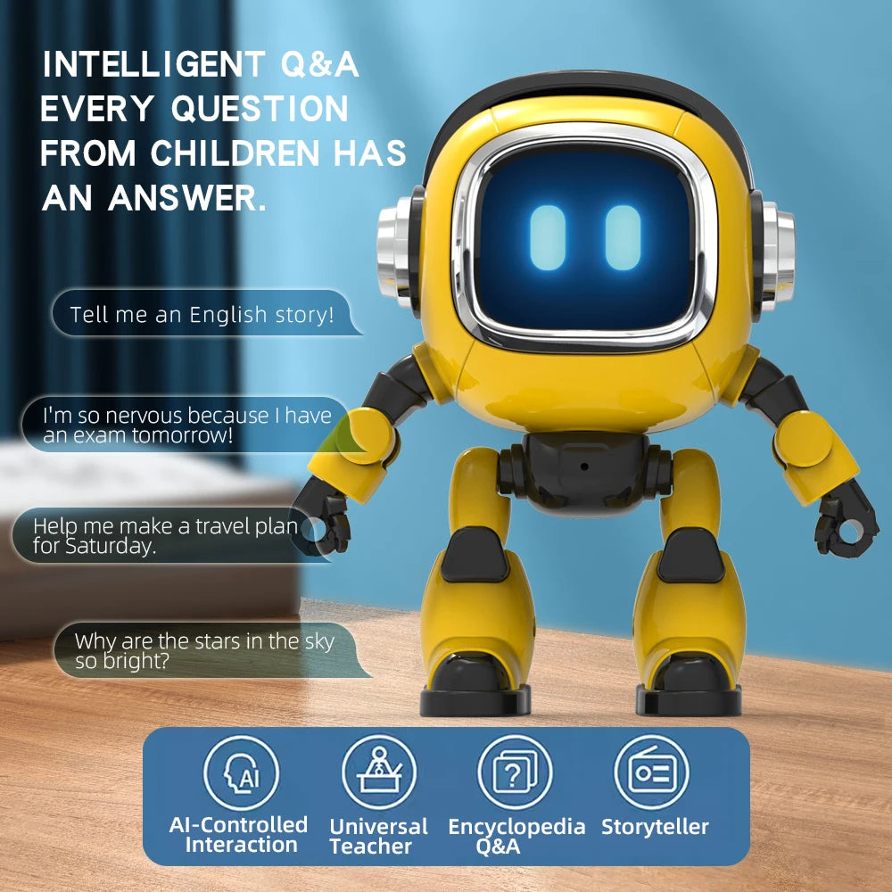 Robot DeepSeek AI Smart para Niños - Diálogo Interactivo por Voz - Juguete Educativo de Escritorio con Conversación Inteligente