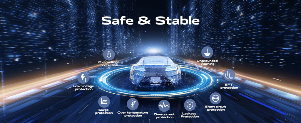 Cargador eléctrico VDL para auto – 3.6KW, Tipo 2 y corriente ajustable