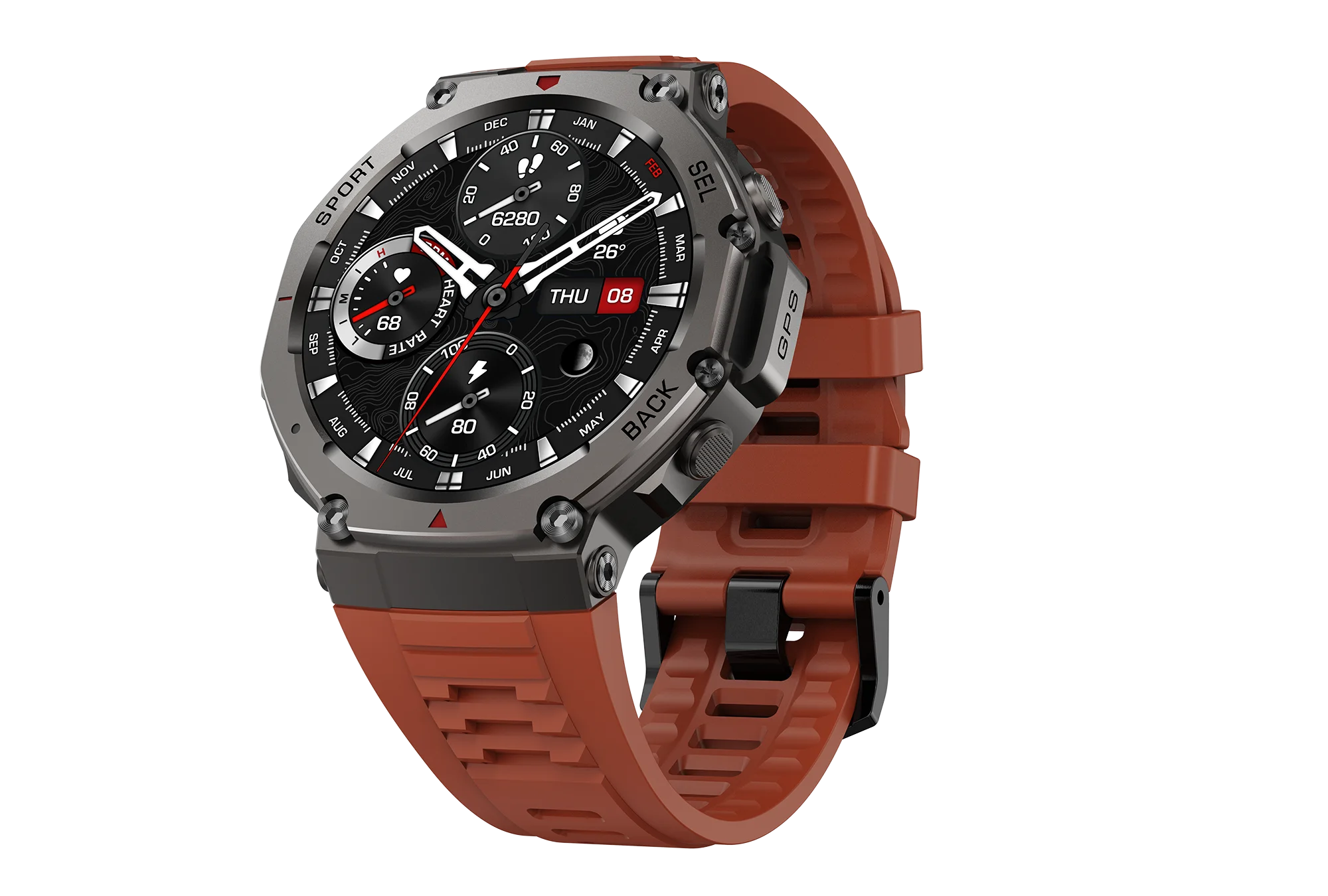 Smartwatch T-Rex 3 GPS – pantalla AMOLED, resistente 5ATM y monitor fitness