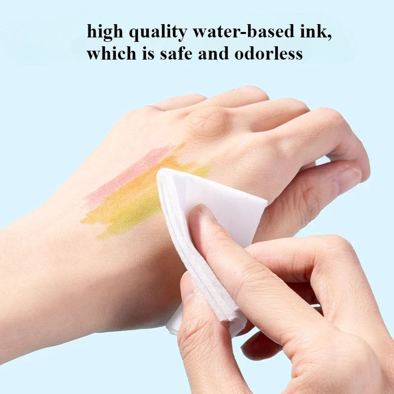 Set de marcadores lavables para niños – 12/24/36/48 colores seguros y vivos