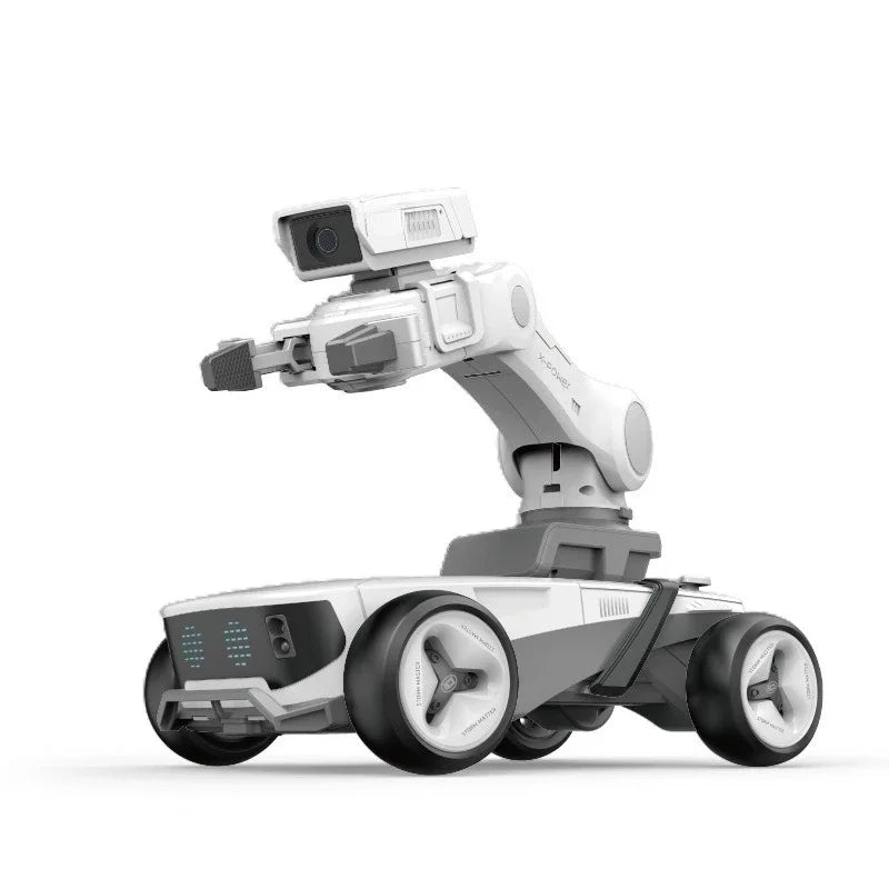 Auto Robot Storm X5 Inteligente RC - Reconocimiento Infrarrojo - Modos Programables - Blanco/Negro - Regalo Educativo para Niños