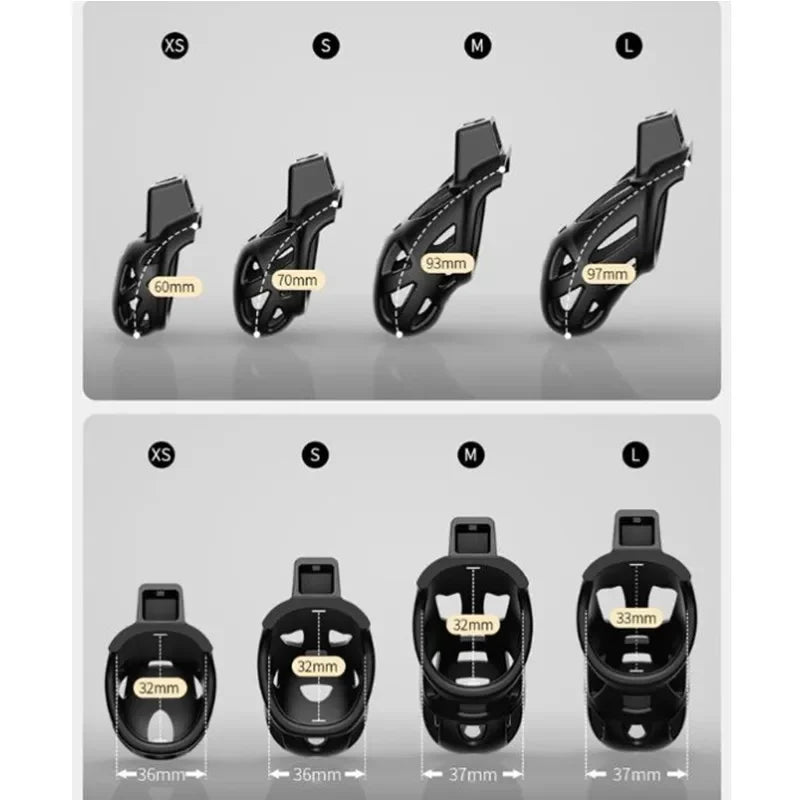 Chastity Lock Breathable Male Chastity Device Sex Toys for Couple Adult Penis Ring Micro Cock Cage Femboy Cuckold Penis Bondage