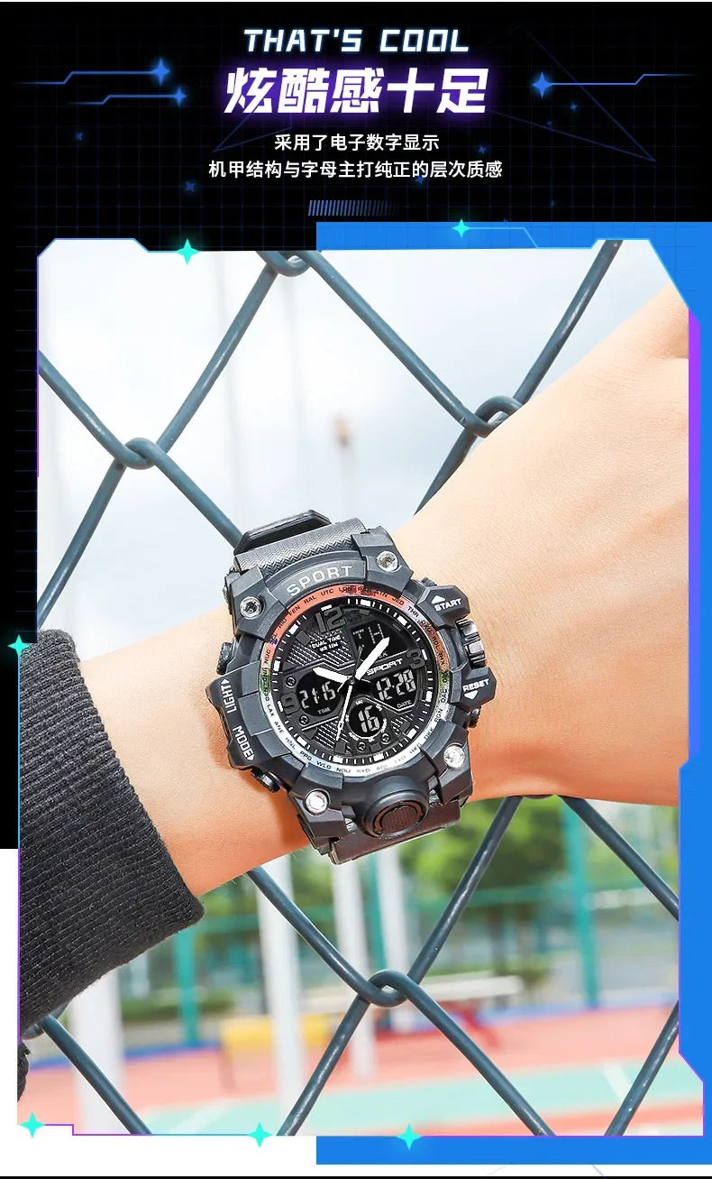 Reloj Deportivo Digital LED para Hombre