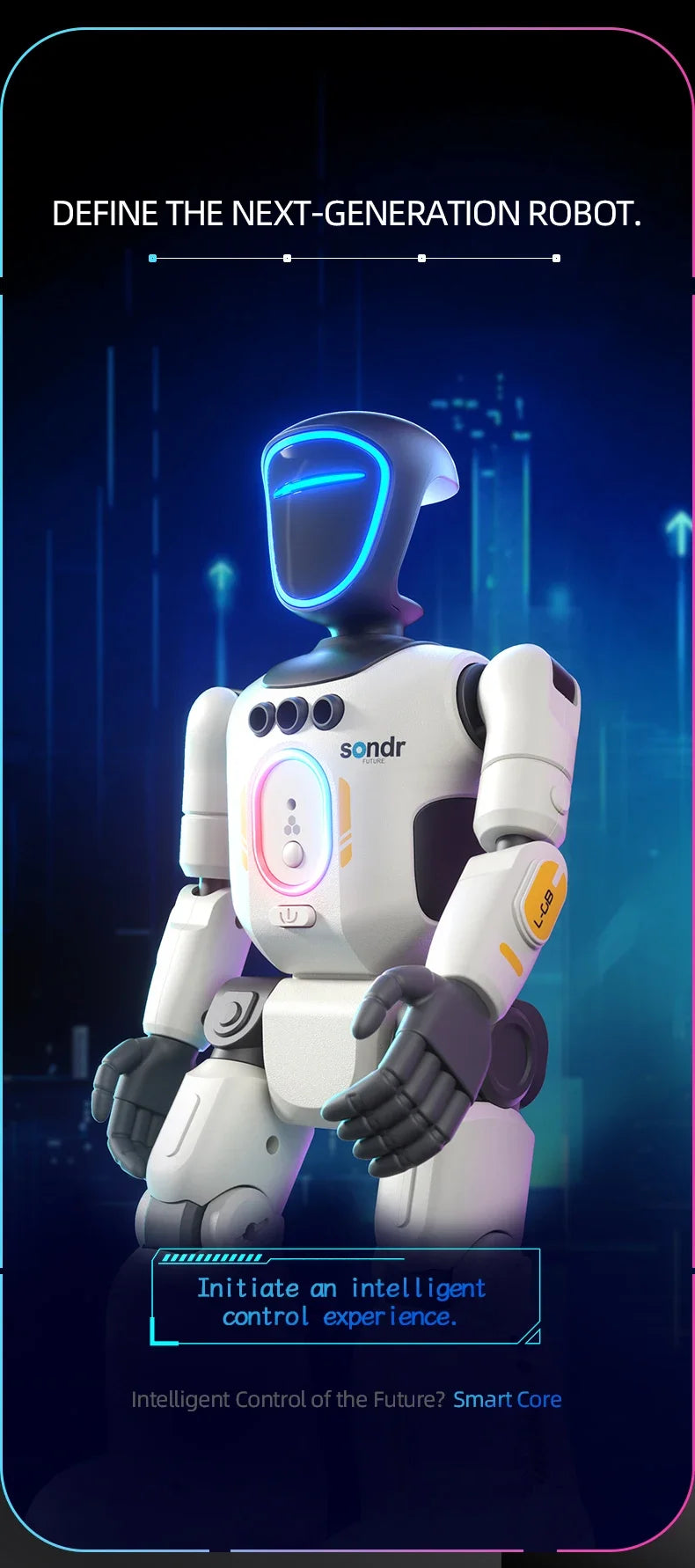 Robot Inteligente R40 - IA con Control Remoto - Baile y Acciones Smart para Niños