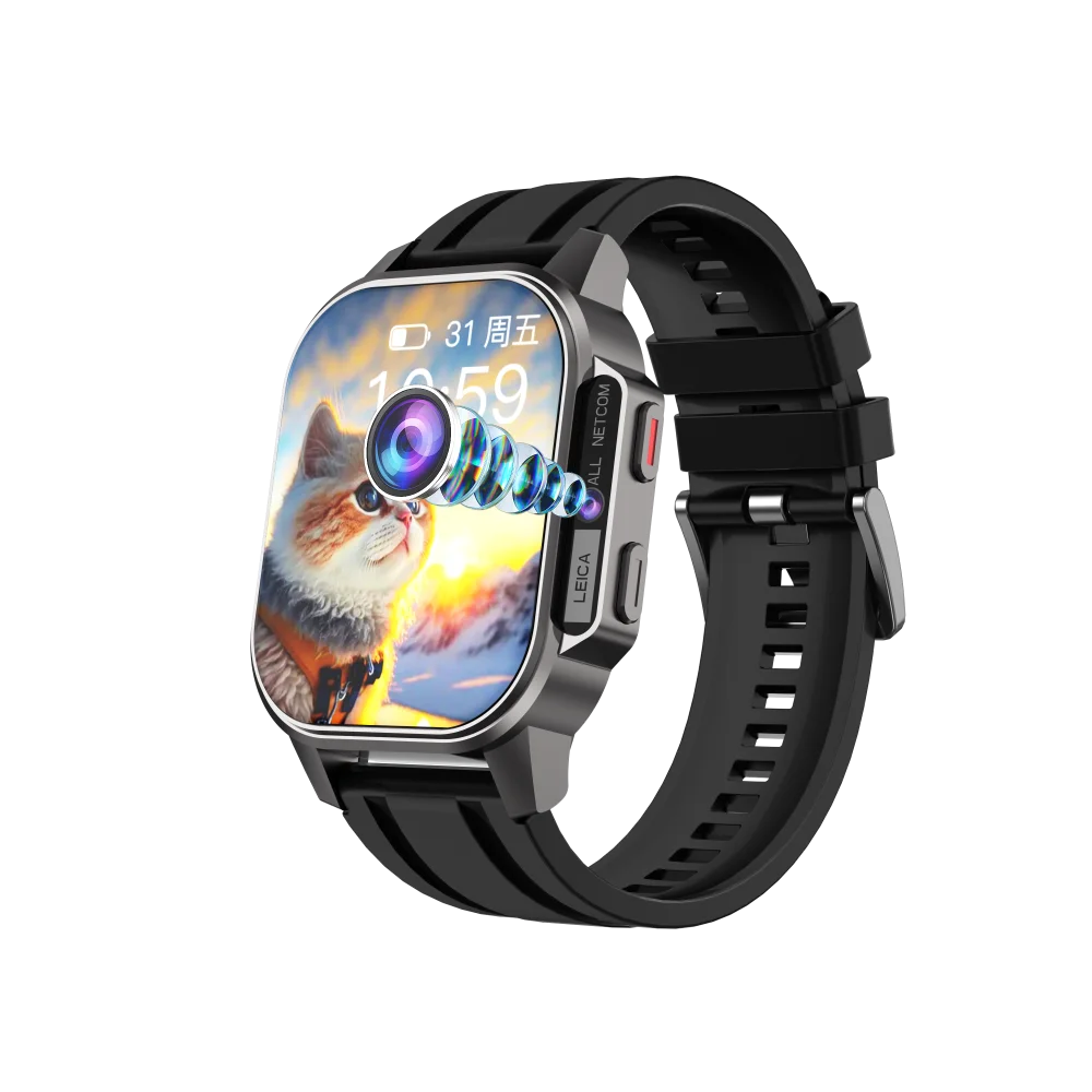 Smartwatch Android con WiFi y GPS – monitor de ritmo cardíaco, SIM y cámara HD