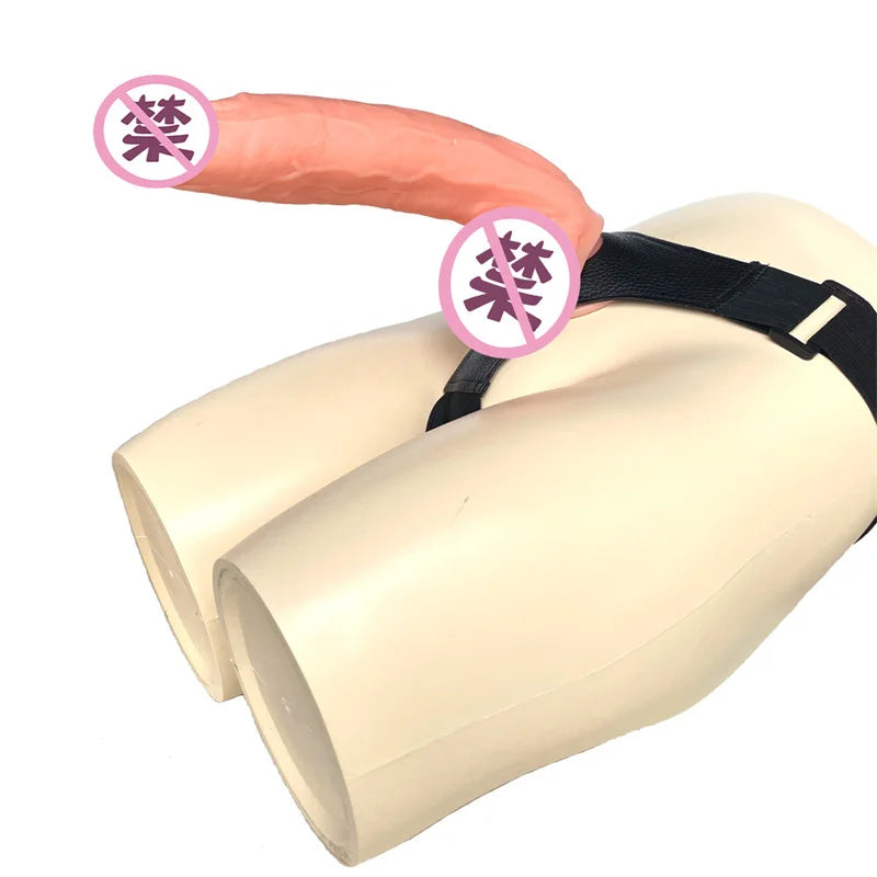 Strapon Huge Realistic Dildos Leather Harness Strap on Thick Penis with Suction Cup Adult Sex Toys for Women Lesbian Masturbator