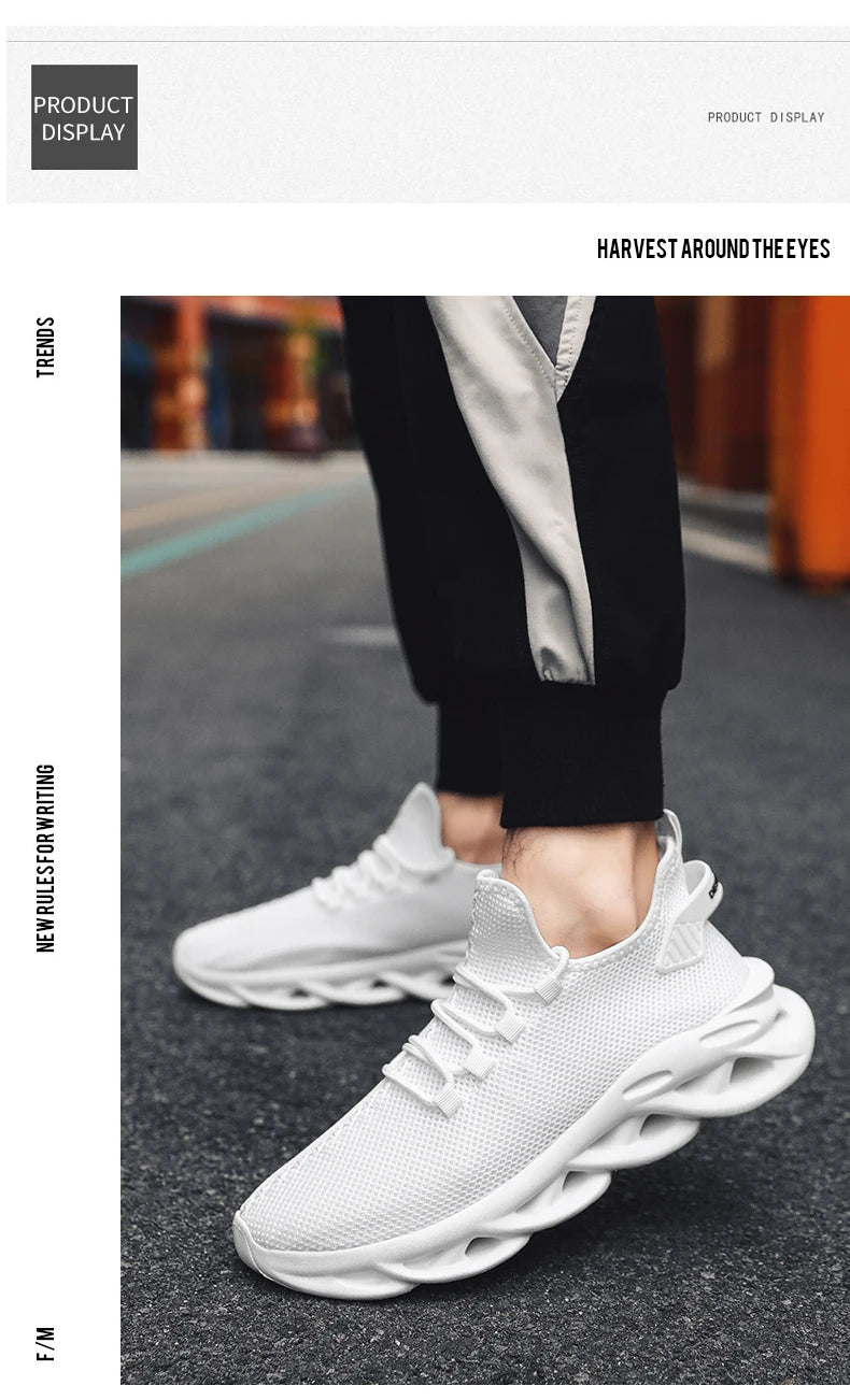 Zapatillas deportivas negras – ligeras y versátiles para hombre