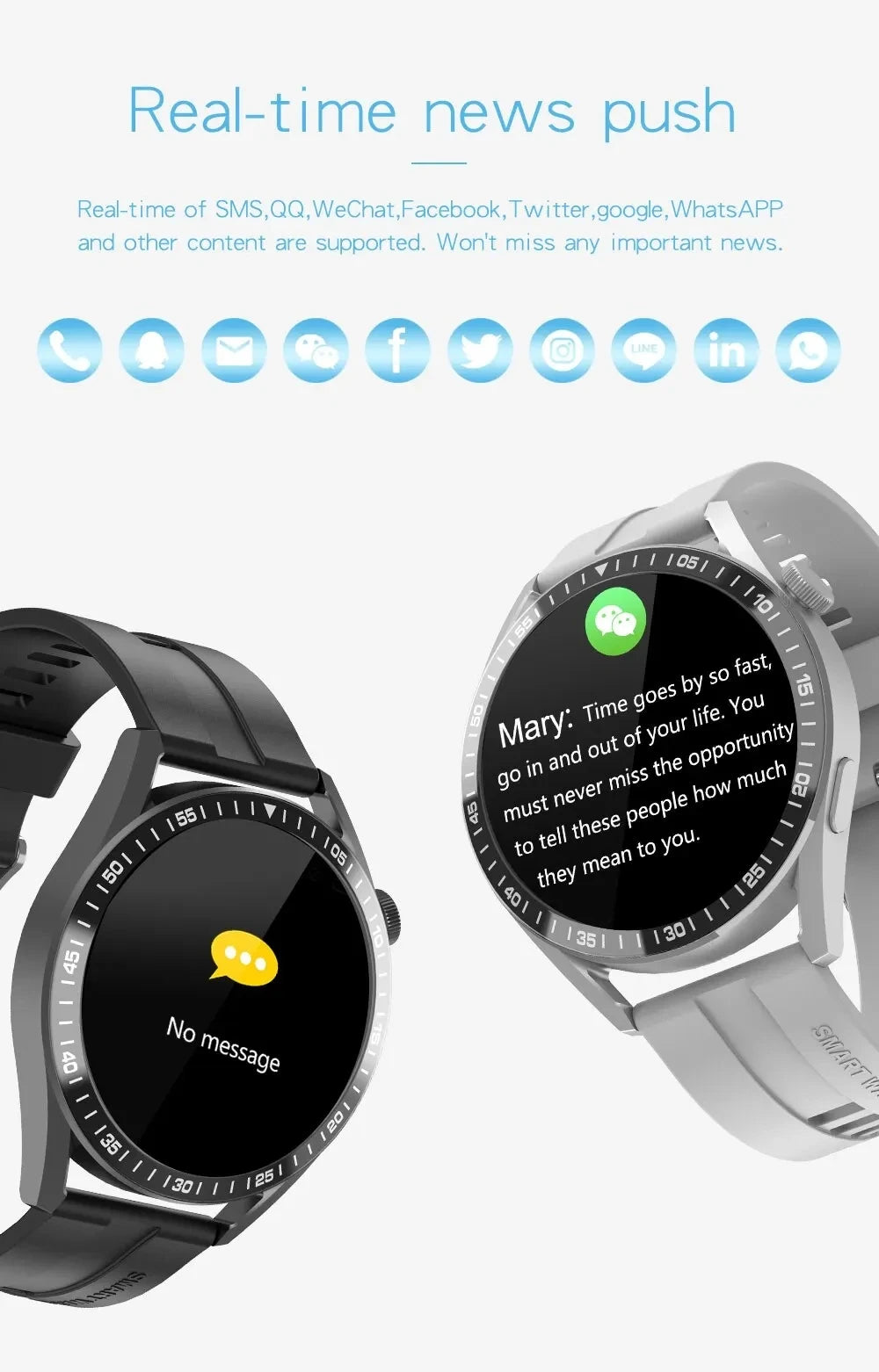 Smartwatch Pro – pantalla AMOLED HD, monitor de ritmo cardíaco y llamadas Bluetooth