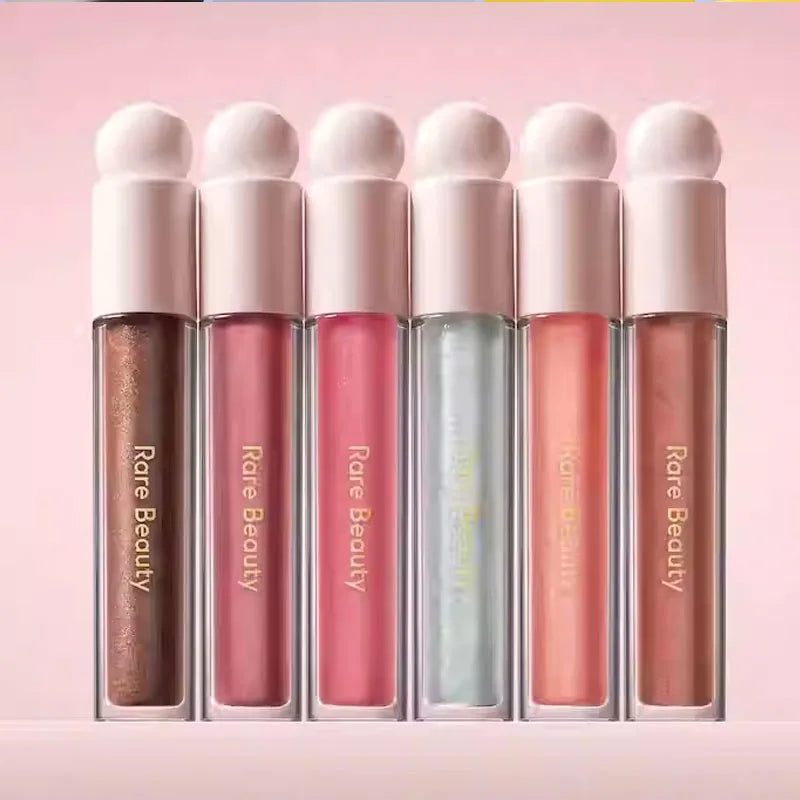 Set Rare Beauty 6 colores – labiales brillantes y gloss suave para un look natural
