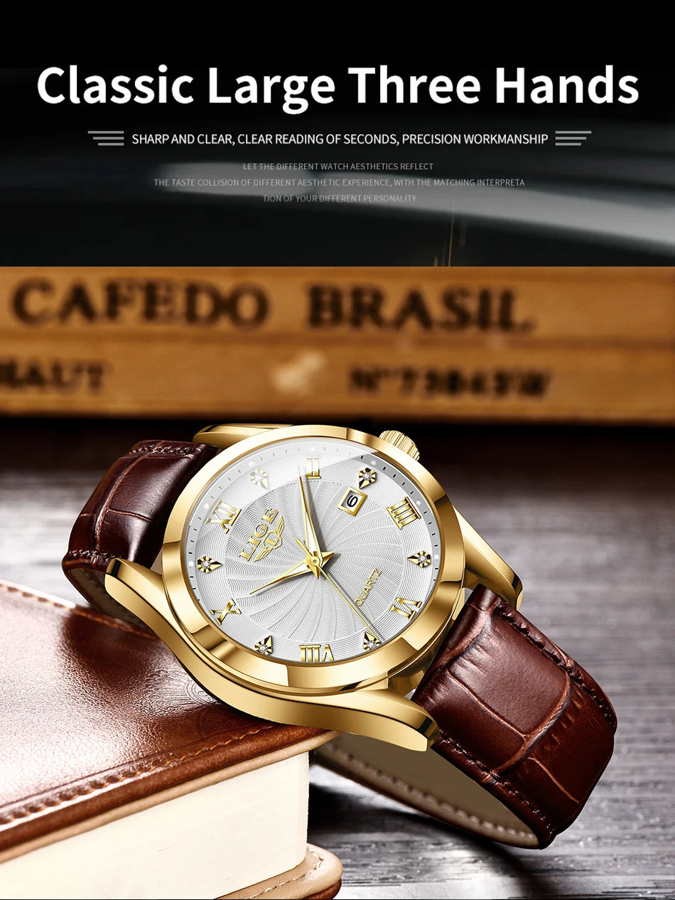 Reloj mujer LIGE – elegante, deportivo y resistente al agua