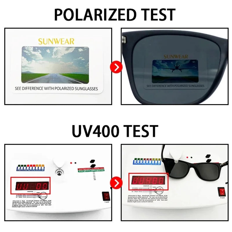 Gafas de visión nocturna polarizadas – marco PC para hombre, deportivas y de conducción