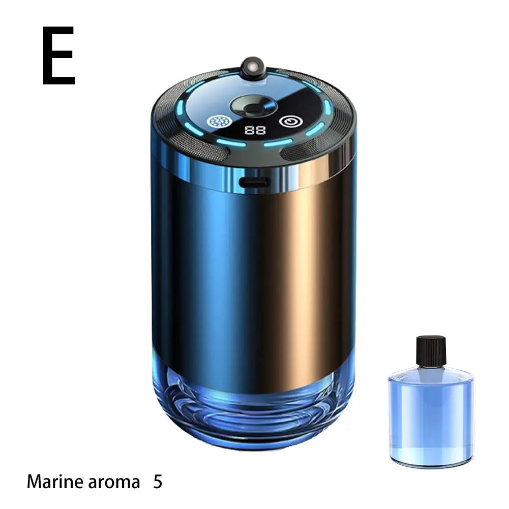 Aromatizante Inteligente para Auto - Difusor de Aroma Recargable - 5 Niveles Ajustables - Difusor Inteligente para Coche