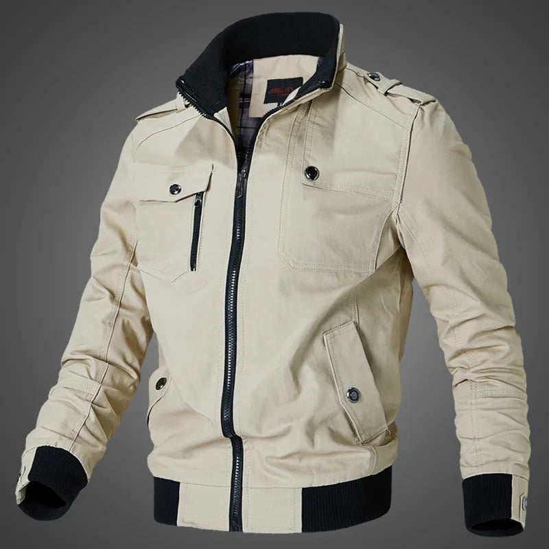Campera bomber hombre – cortaviento casual