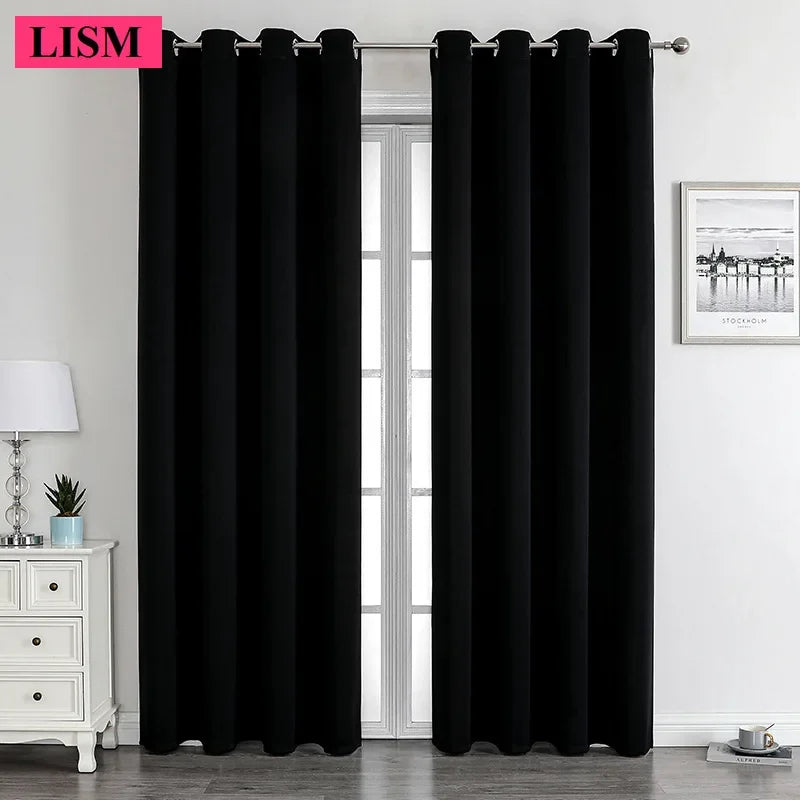 Cortinas blackout negras – alta precisión, térmicas y personalizadas para hogar