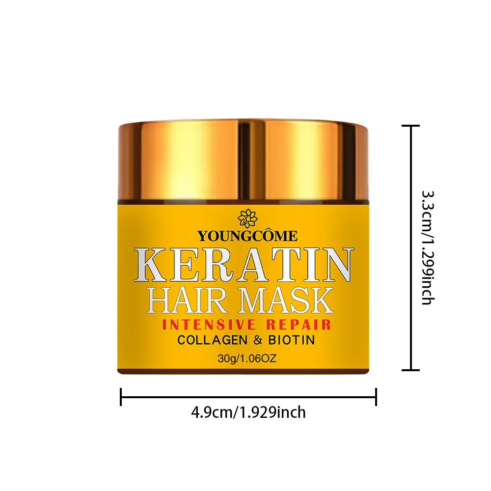 Mascarilla reparadora para cabello – biotina, colágeno y queratina