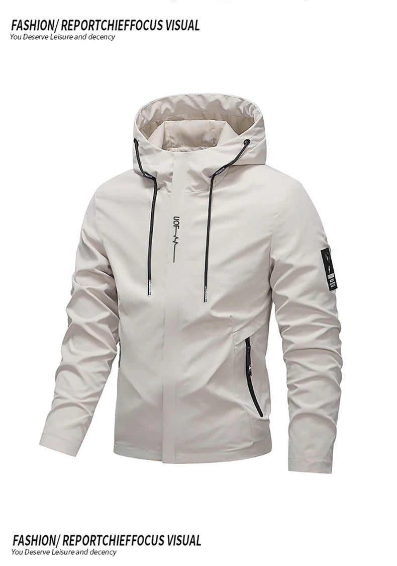 Chaqueta deportiva hombre – versátil, transpirable y cortaviento para primavera y otoño