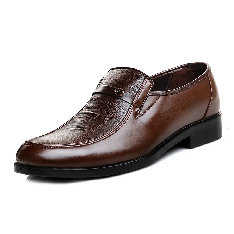 Mocasines casuales para hombre – slip-on hechos a mano y punta redonda