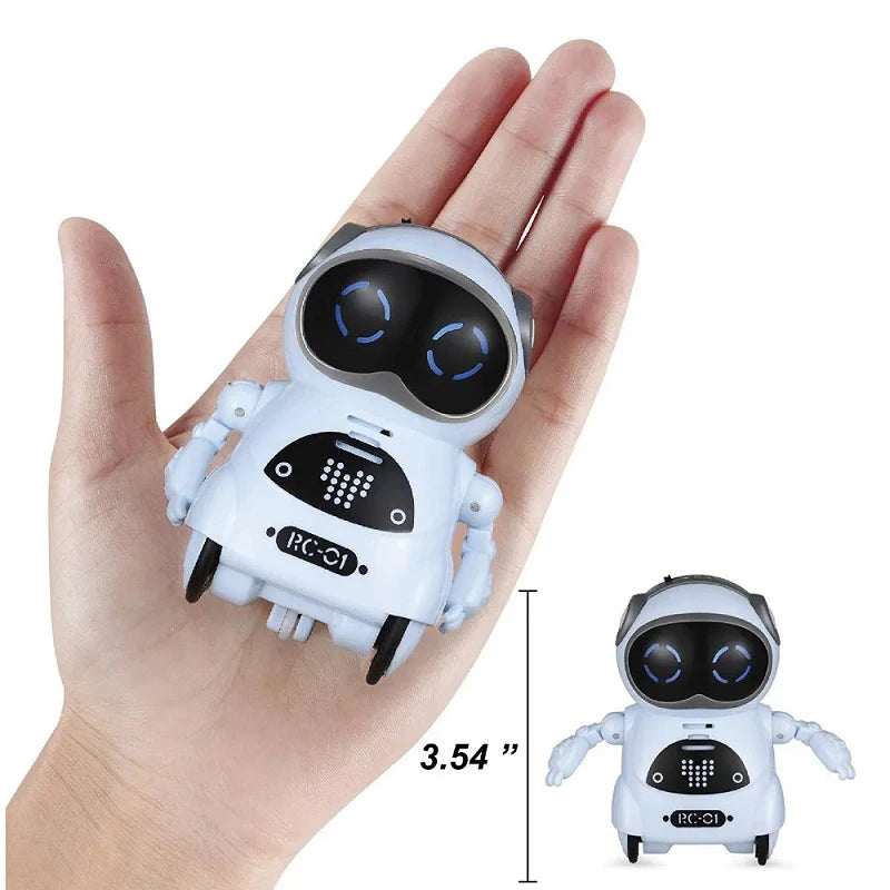 Mini Robot Inteligente - Habla, Canta y Baila - Reconocimiento de Voz y Grabación - Cuenta Cuentos Interactivo