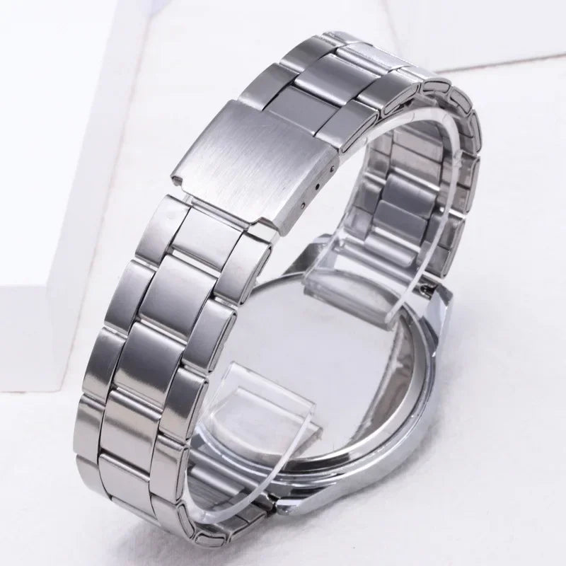 Reloj mujer con diamantes – lujo y estilo en acero inoxidable y oro rosa