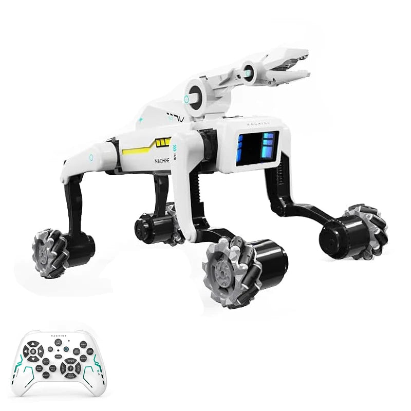 Perro Robot Inteligente con IA RC - Diálogo por Voz - Control APP Remoto - Programación - Canta y Baila - Perro Mecánico - Juguete para Niños