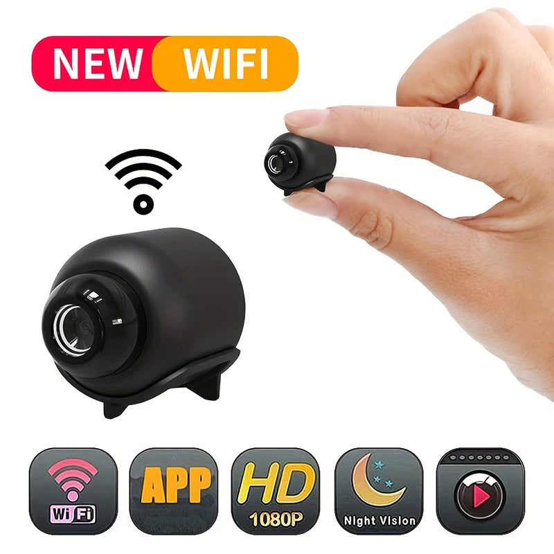 Mini cámara X5 1080P – visión nocturna, portátil y con detección de movimiento