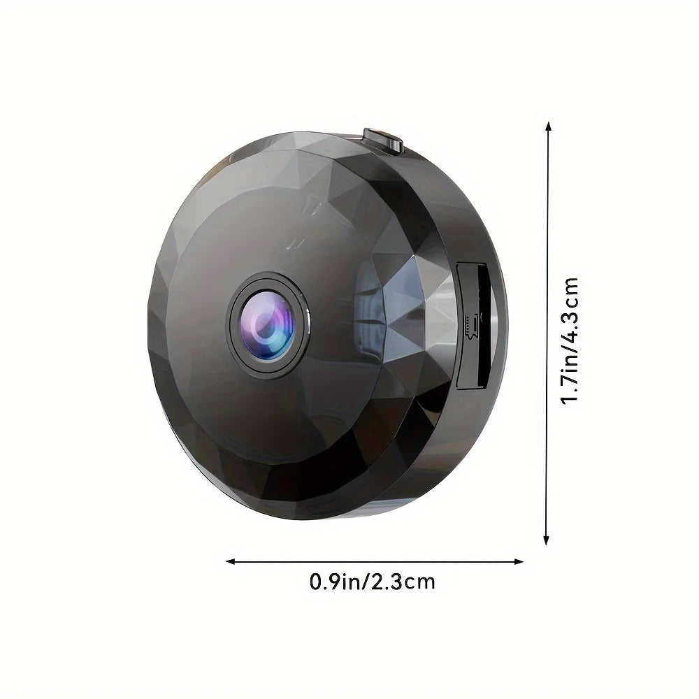 Mini cámara de seguridad WiFi inalámbrica – visión nocturna, detección de movimiento y batería recargable