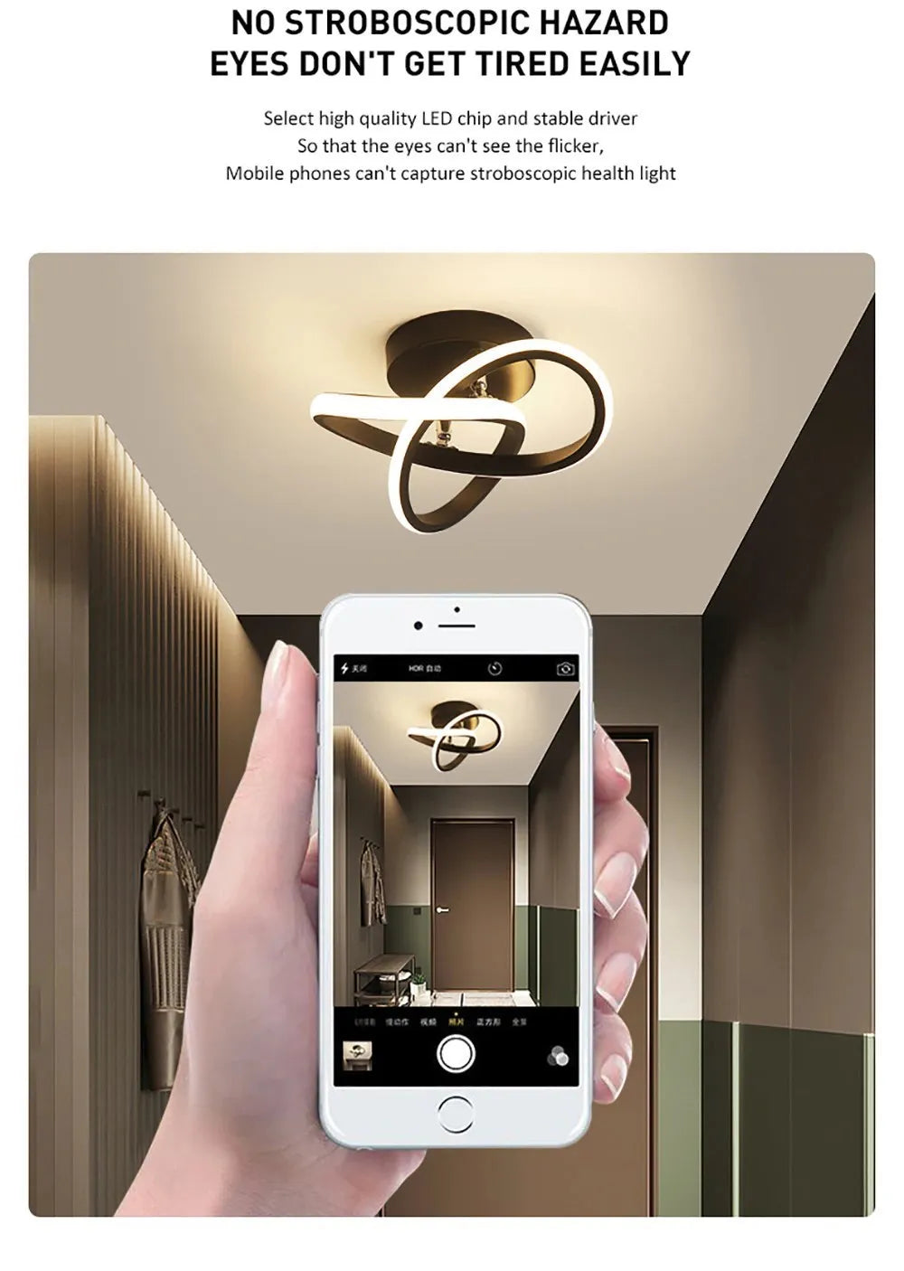 Tira LED minimalista para pasillos – lámparas modernas para living, balcón y escalera