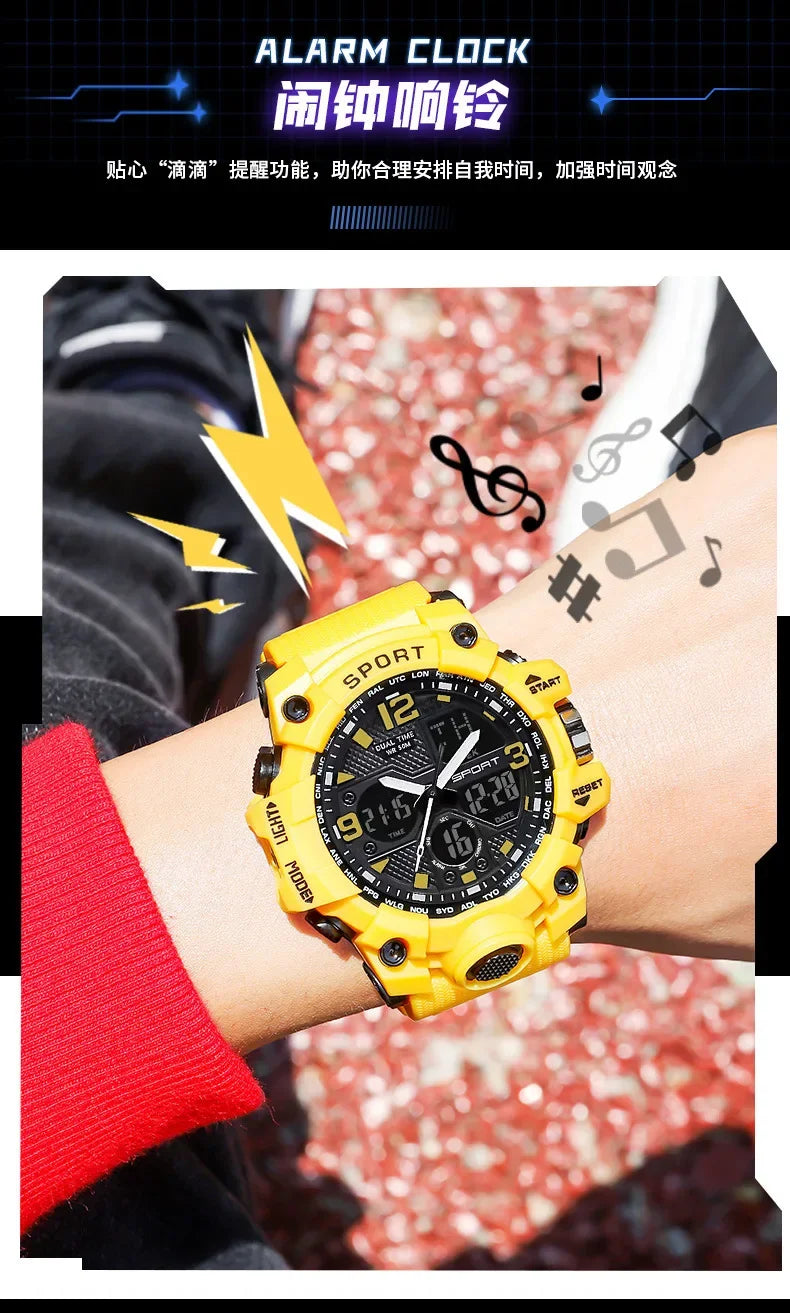 Reloj Deportivo Digital LED para Hombre