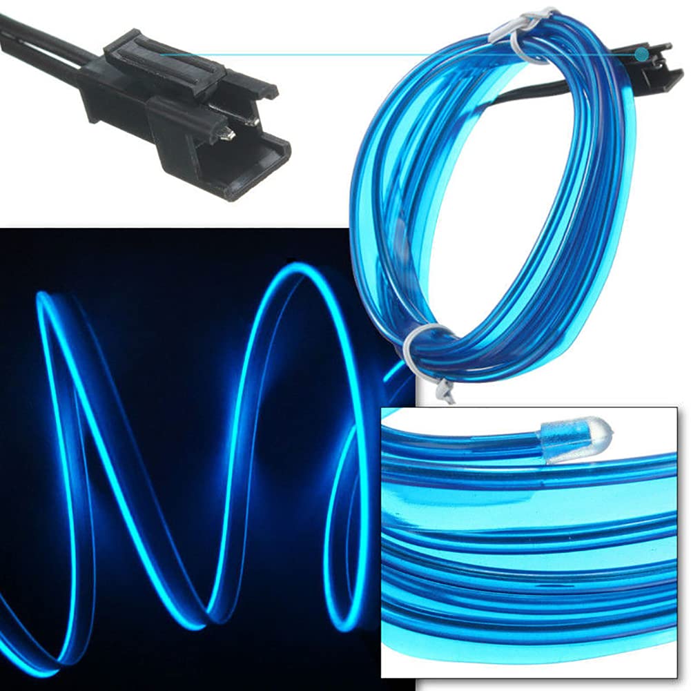Tira LED interior para auto 5M – luz ambiental flexible y neón USB para decoración