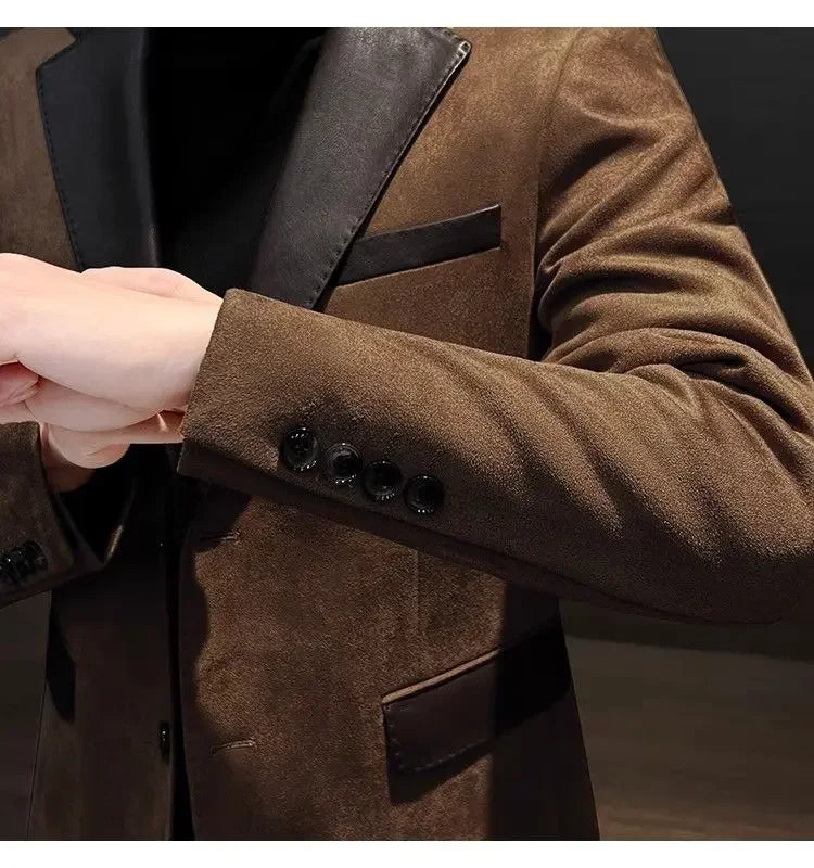 Blazer hombre casual primavera - botonadura simple y estilo moderno