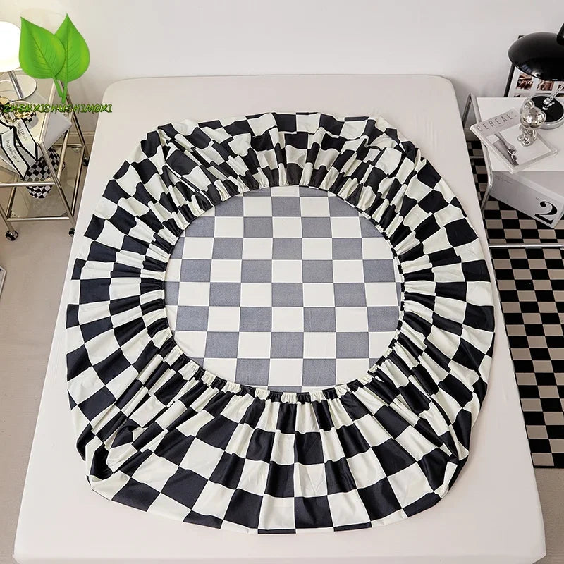 Sábana ajustable king floral – diseño elegante con banda elástica