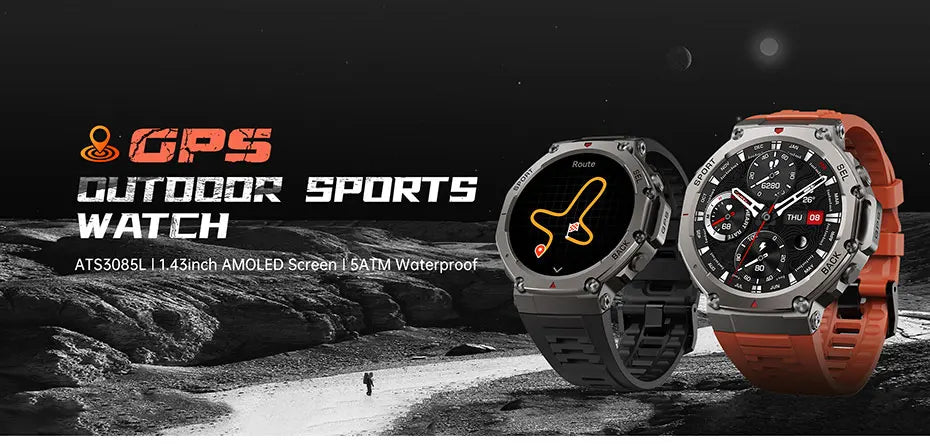Smartwatch T-Rex 3 GPS – pantalla AMOLED, resistente 5ATM y monitor fitness