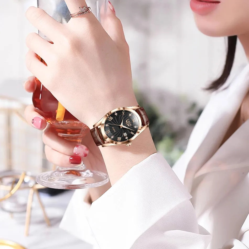 Reloj mujer LIGE – elegante, deportivo y resistente al agua