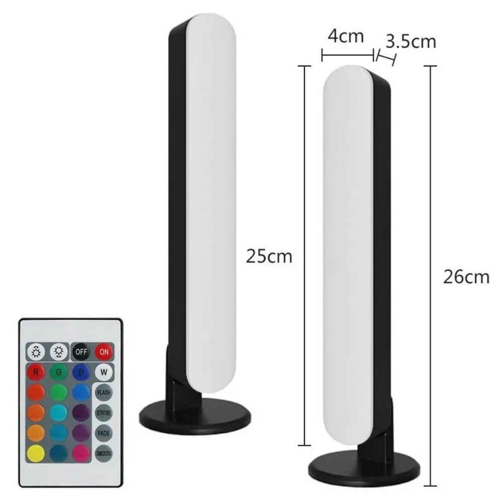 Lámpara LED Symphony Inteligente - Control de Sonido - Luz RGB Ritmo Musical - Control por APP - Para TV, Computadora, Gaming y Decoración de Escritorio