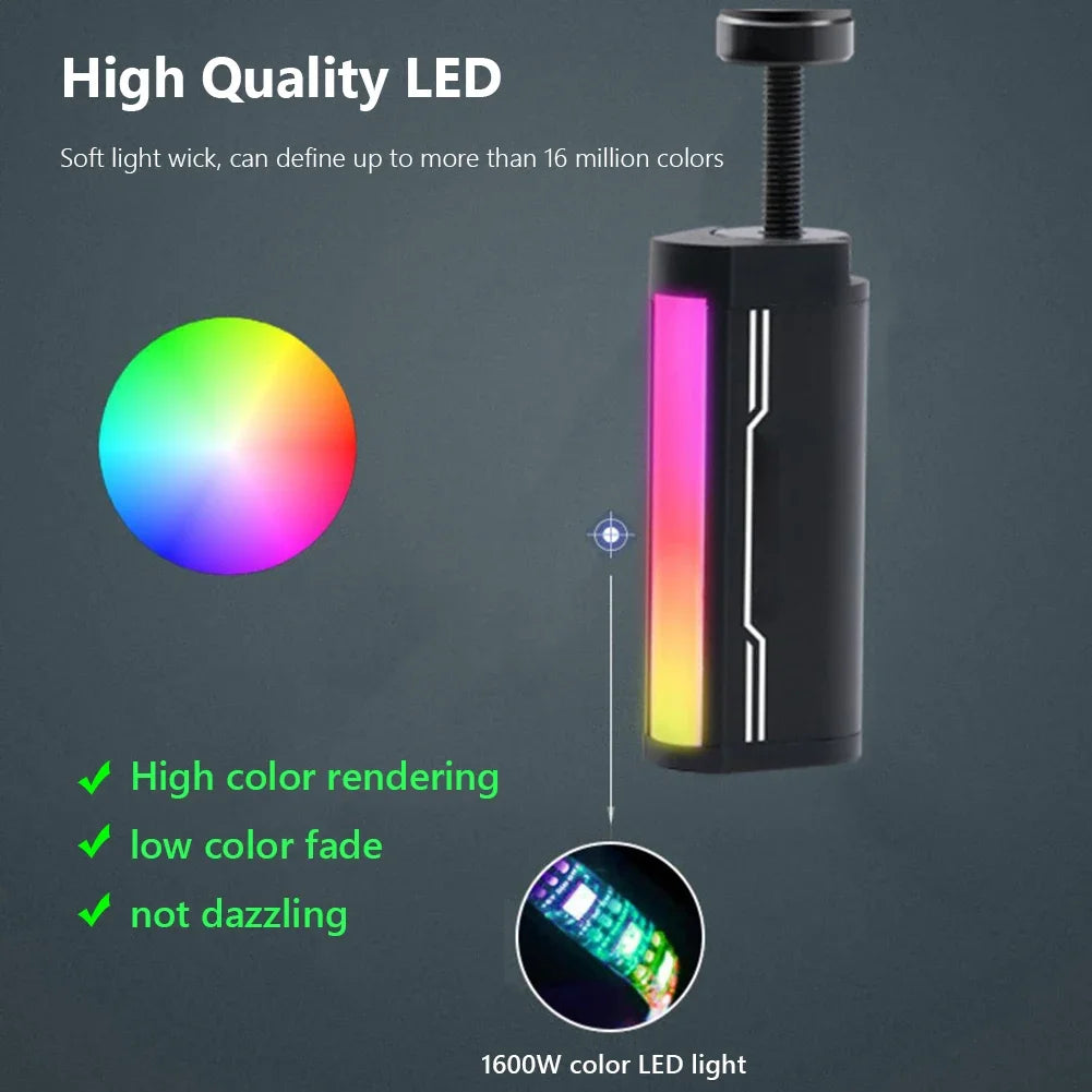 Soporte ajustable ARGB para tarjeta gráfica – aluminio telescópico y giratorio