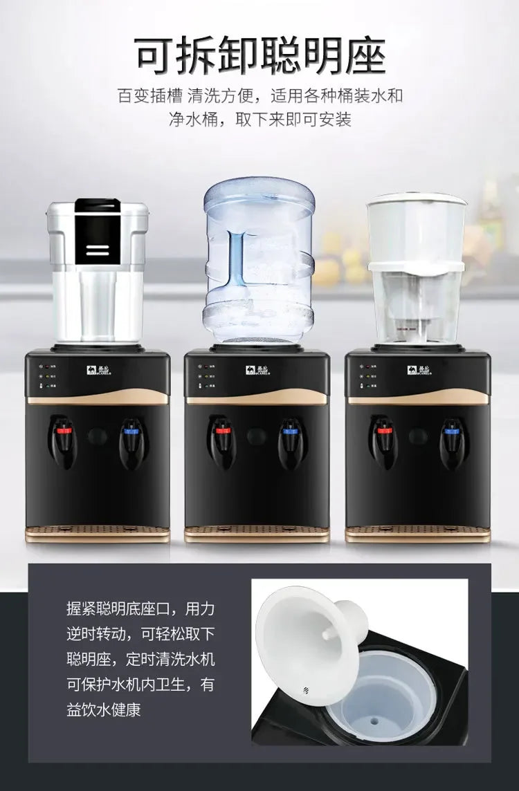 Dispensador de Bebidas para Hogar - Tres Grifos - Agua Caliente, Fría y Ambiente - Dispensador de Agua - Gadget para Hogar - Botellón de Agua - 220V