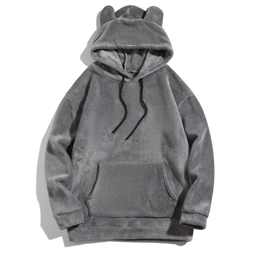 Hoodie unisex con orejas de oso