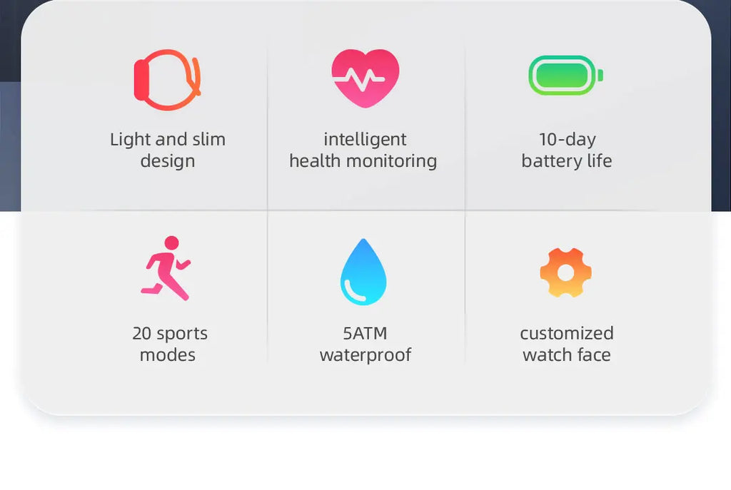 Smartwatch deportivo Mibro A1 – Bluetooth, resistente al agua y monitor de actividad