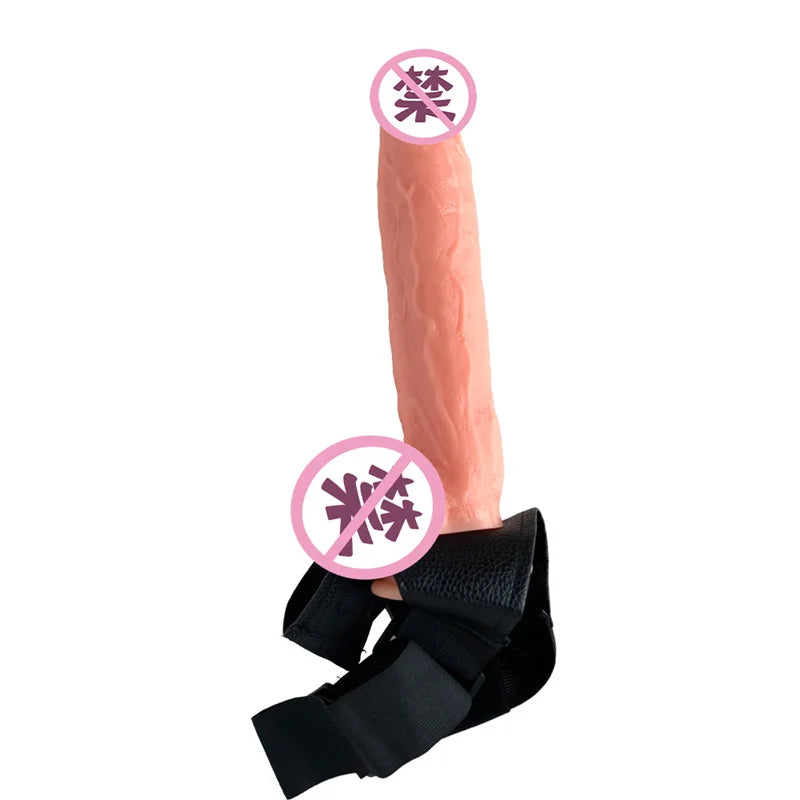 Strapon Huge Realistic Dildos Leather Harness Strap on Thick Penis with Suction Cup Adult Sex Toys for Women Lesbian Masturbator