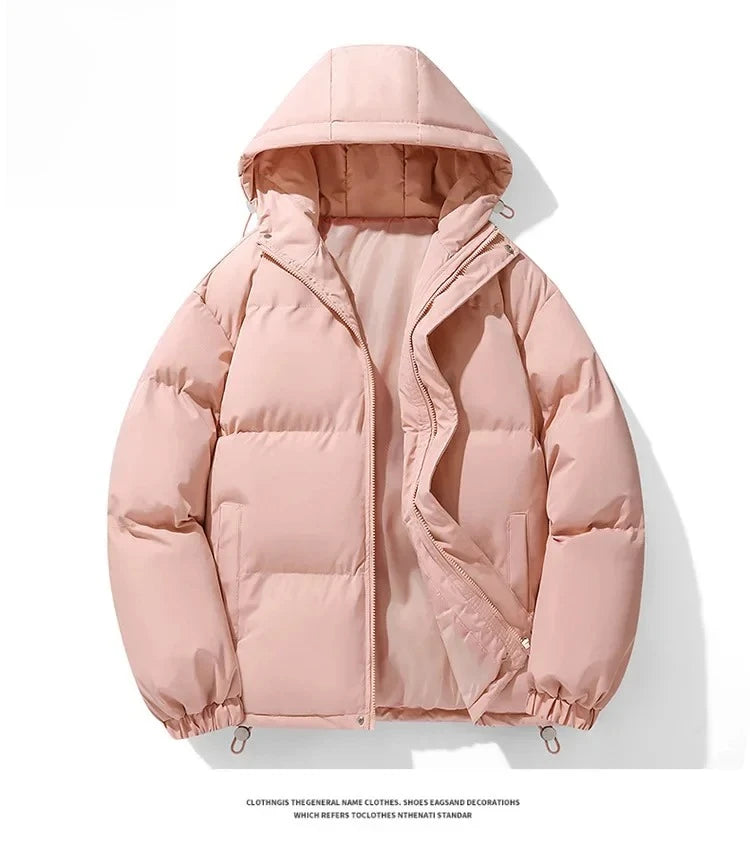 Campera hombre nueva – parka con capucha, acolchada y cortaviento para invierno