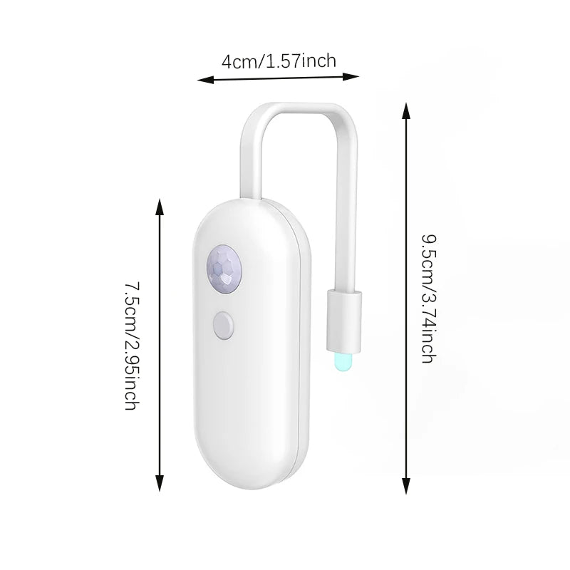 Luz Inteligente para Inodoro con Sensor de Movimiento - Recargable USB - LED RGB - Luz Nocturna para Baño