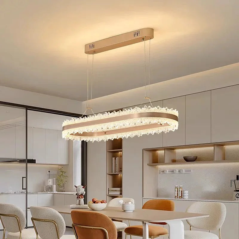 Candelabro moderno italiano – lujo ligero y ambiental para living y comedor