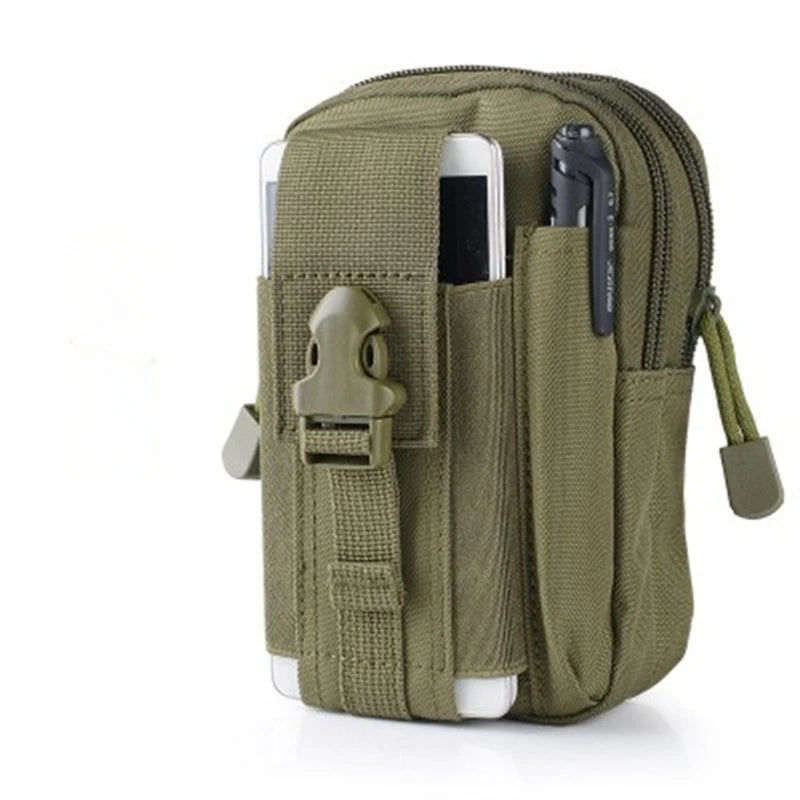 Riñonera táctica camuflada – bolsa multifuncional para pierna y cintura
