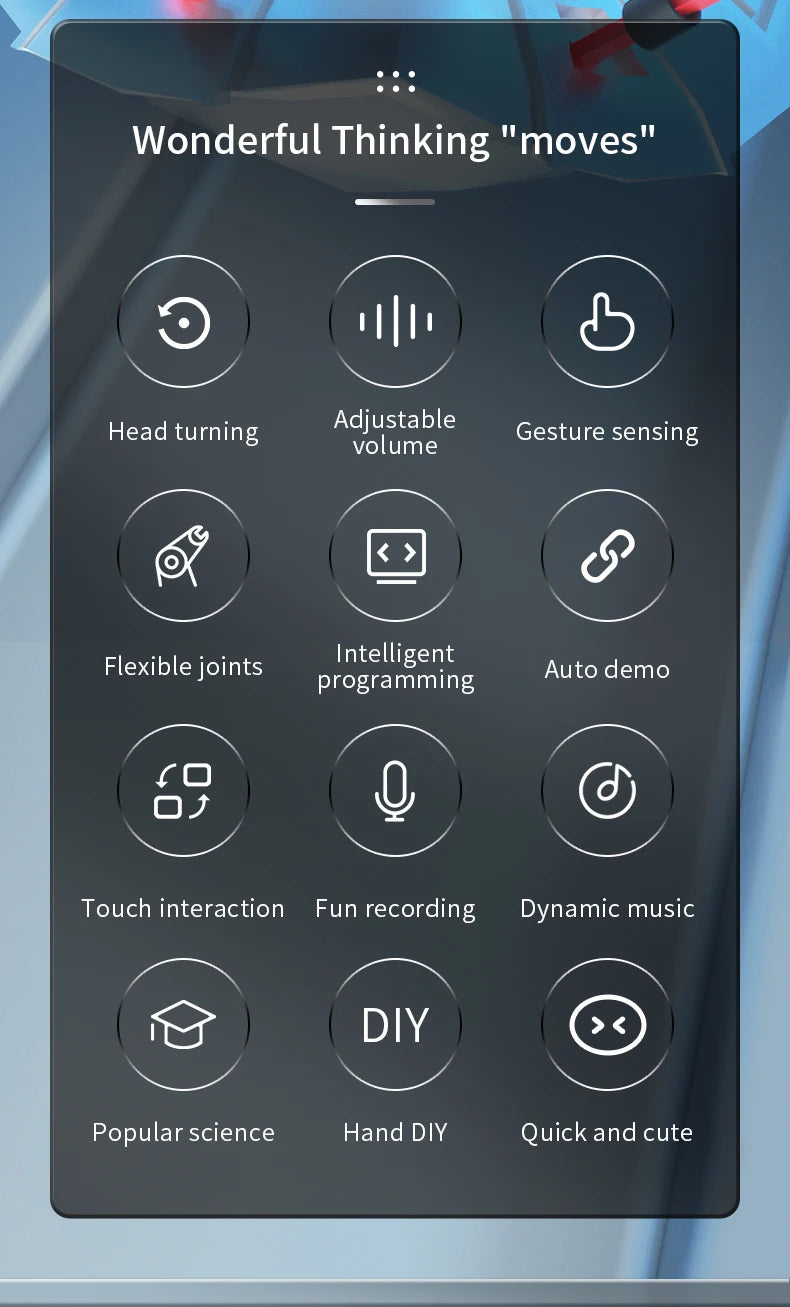 Robot JJRC R22 Inteligente con Control Remoto - Sensor de Gestos - Música - Grabación - Educativo - Programación - Divulgación Científica