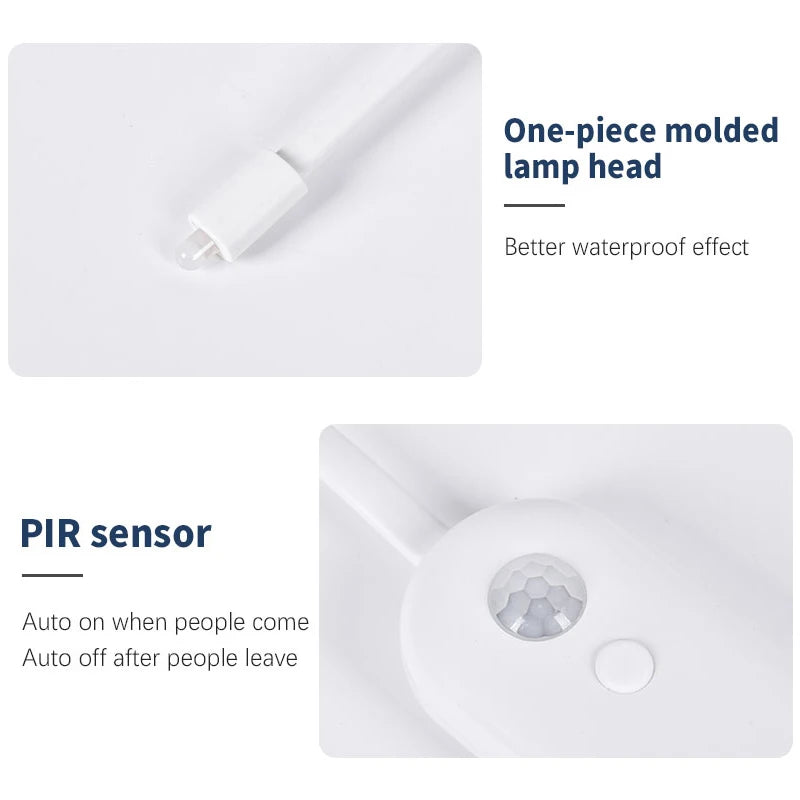Luz Inteligente para Inodoro con Sensor de Movimiento - Recargable USB - LED RGB - Luz Nocturna para Baño