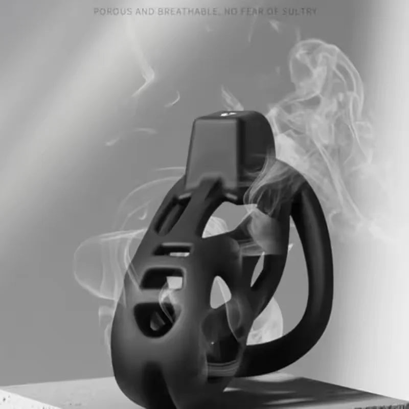 Chastity Lock Breathable Male Chastity Device Sex Toys for Couple Adult Penis Ring Micro Cock Cage Femboy Cuckold Penis Bondage