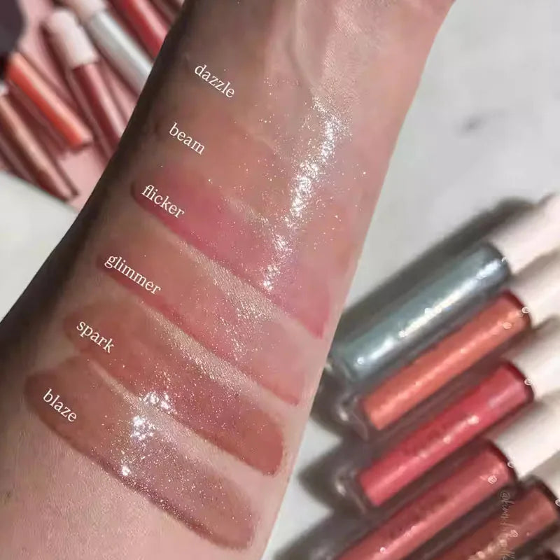 Set Rare Beauty 6 colores – labiales brillantes y gloss suave para un look natural