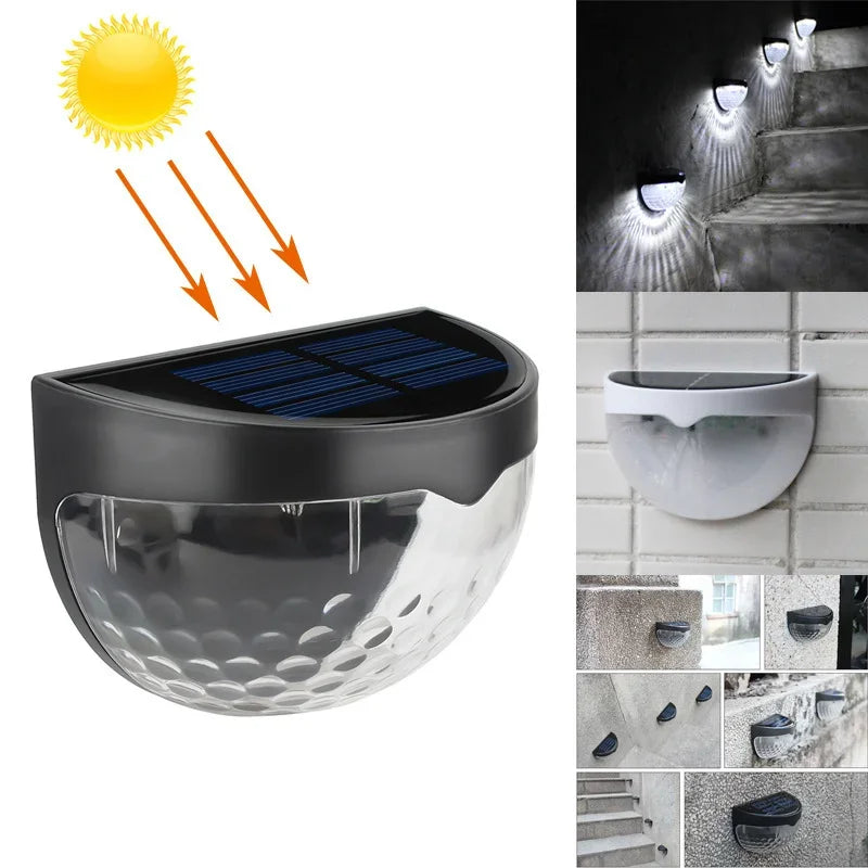 Lámpara solar de pared para exterior – sensor de inducción y resistente al agua