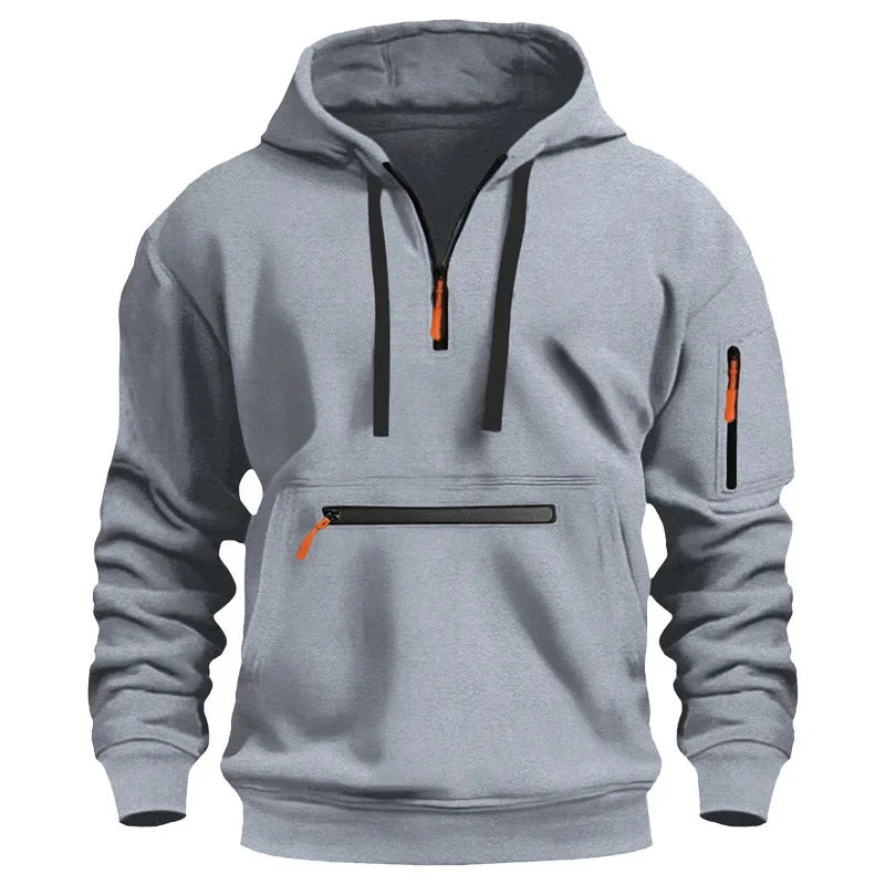 Hoodie invierno – buzo oversize con capucha y múltiples bolsillos