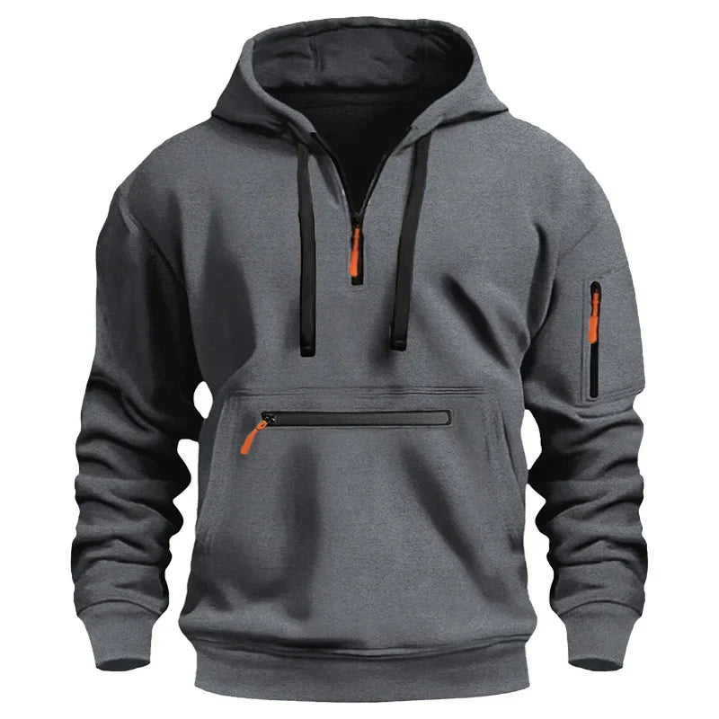 Hoodie invierno – buzo oversize con capucha y múltiples bolsillos